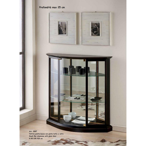 Vitrine Schwarz Glasschrank Design Klassische Schrank Luxus Holz Möbel Vitrinen von Xl Moebel