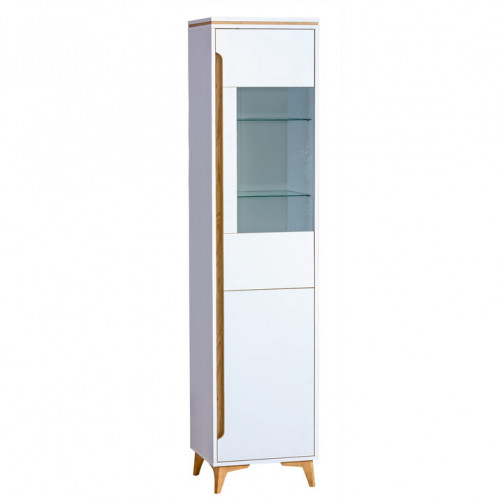 Vitrine Vitrine Anrichte Schrank Regal Modern Stil Wohnzimmer Kollektion Weiß Vitrine Vitrine Anrichte Schrank Regal Modern Stil Wohnzimmer Kollektion Weiß von Xl Moebel