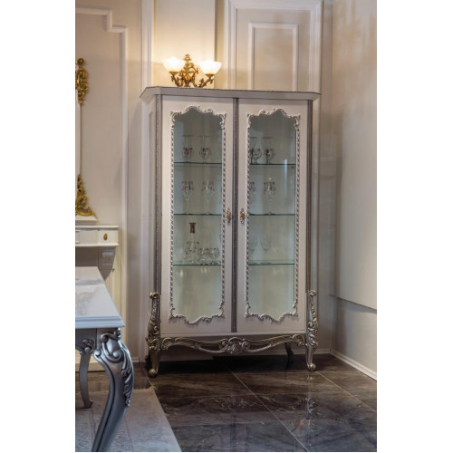 Vitrinen Glas Schrank Vitrine Wohnzimmer Holz Anrichte Luxus Möbel Neu von Xl Moebel