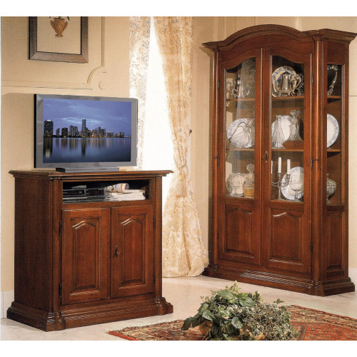 Vitrinen Glas Wohnzimmer Schrank Echtholz Vitrine Möbel Anrichte Massive Holz Vitrinen Glas Wohnzimmer Schrank Echtholz Vitrine Möbel Anrichte Massive Holz von Xl Moebel