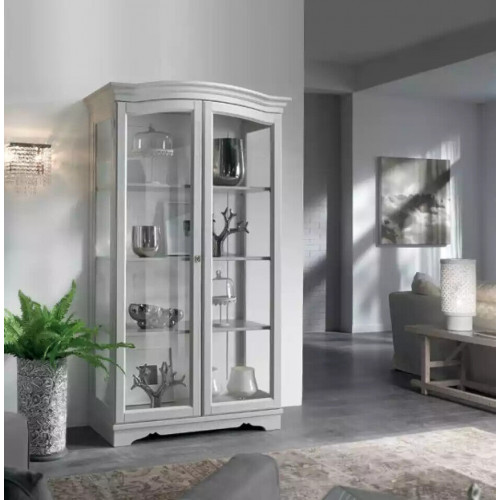 Vitrinen Schrank Echtholz Anrichte Vitrine Massiv Wohnzimmer Möbel Holz von Xl Moebel