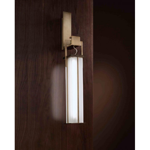 Wandlampe Wohnzimmer Schlafzimmer Struktur in Messing Antik Bronze Finish neu von Xl Moebel