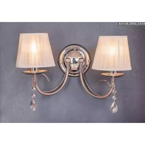 Wandleuchte Wandlampe Klassische Wandkronleuchter Doppel Wand Lampe Wandleuchte Wandlampe Klassische Wandkronleuchter Doppel Wand Lampe von Xl Moebel