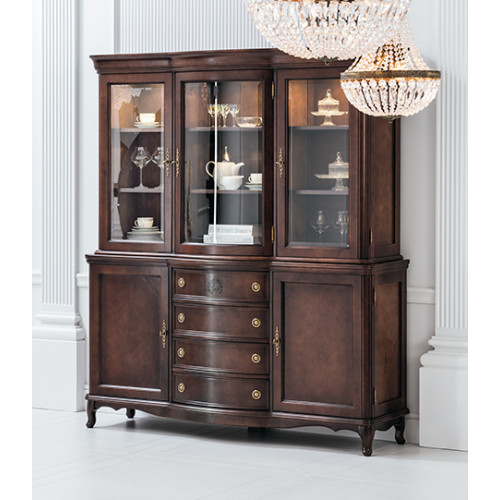 Wandschrank Edle Anrichte Holz Barock Stil Buffet Vitrine Schrank Neu von Xl Moebel