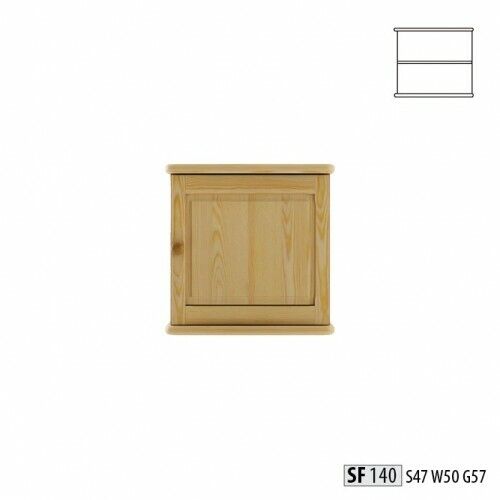 Wandschrank Hängeschrank Ablageschrank Küche Bad Vollholz Möbel Echtholz Regal von Xl Moebel