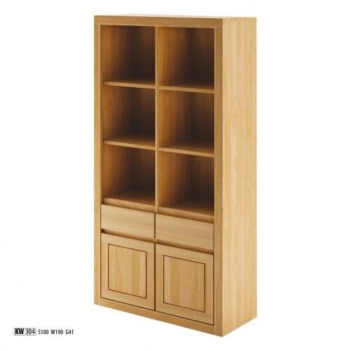 Wandschrank Holz Schränke Vitrine Wand Regale Wohnzimmer Handarbeit Massivholz Wandschrank Holz Schränke Vitrine Wand Regale Wohnzimmer Handarbeit Massivholz von Xl Moebel