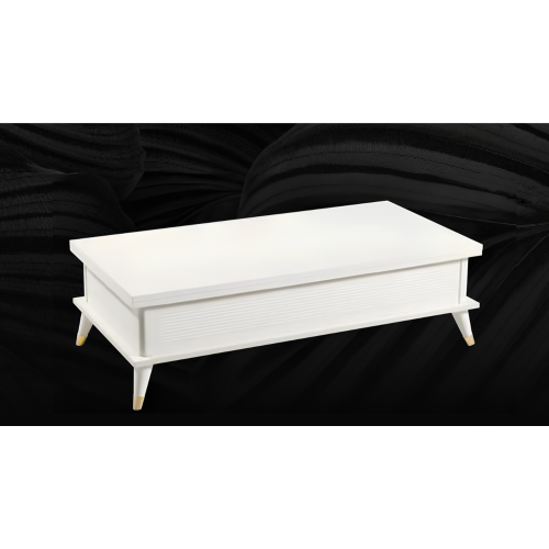 Weiß Couchtisch Kaffeetisch Ausziehbarer Esstisch Tisch Holz Braun Weiß Couchtisch Kaffeetisch Ausziehbarer Esstisch Tisch Holz Braun von Xl Moebel