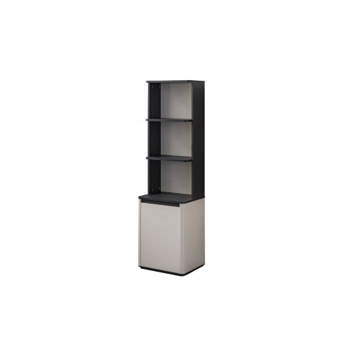 Weiß-schwarzer Bücherschrank Designer Bücherregal Kinder Standregal Weiß-schwarzer Bücherschrank Designer Bücherregal Kinder Standregal von Xl Moebel