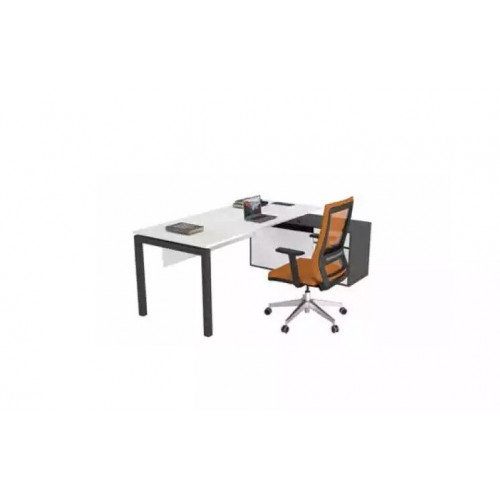 Weißer Arbeitstisch Computertisch Bürotische Holzmöbel Schreibmöbel Modern von Xl Moebel