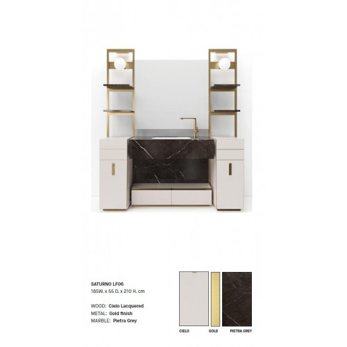 Weißer Badezimmerschrank Badezimmermöbel Badezimmerschrank Klassische Möbel von Xl Moebel