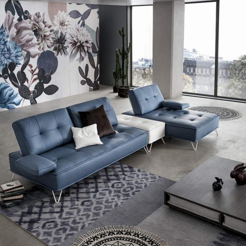 Wohnlandschaft Couch Polster Textil Stoff Leder Sitz Garnitur Eck L-Form Ecksofa Wohnlandschaft Couch Polster Textil Stoff Leder Sitz Garnitur Eck L-Form Ecksofa von Xl Moebel