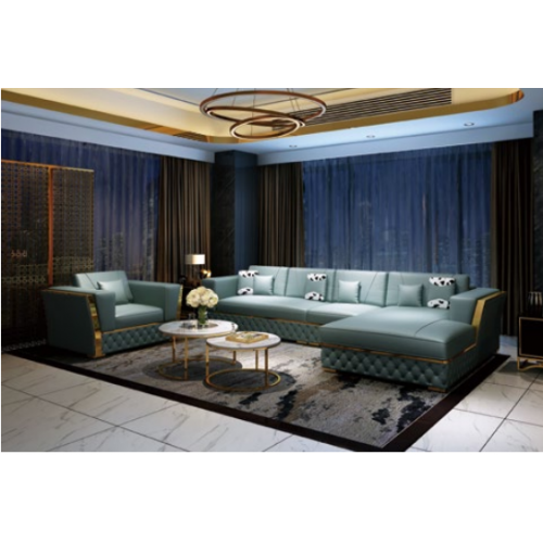 Wohnlandschaft Ecksofa L-Form Sessel Set Deko Garnitur Modern Sofa Leder Wohnlandschaft Ecksofa L-Form Sessel Set Deko Garnitur Modern Sofa Leder von Xl Moebel