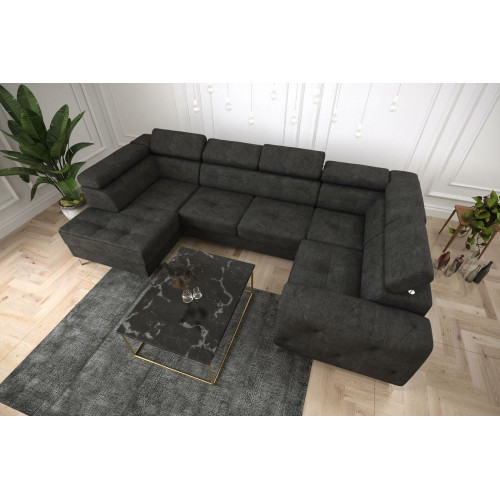 Wohnlandschaft Sofa Couch Polster Ecke Textil Kunstleder Edle Ecksofa U-Form Wohnlandschaft Sofa Couch Polster Ecke Textil Kunstleder Edle Ecksofa U-Form von Xl Moebel