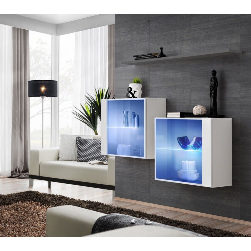Wohnwand Schrank Moderne Design Schränke Wohnzimmermöbel Wand Regal von Xl Moebel