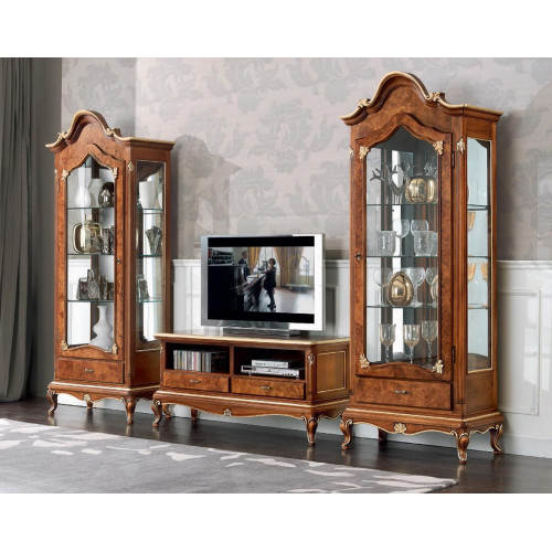 Wohnwand Set 3tlg. Wohnzimmer rtv Vitrine Anrichte Regal Luxus Wandschränke Neu Wohnwand Set 3tlg. Wohnzimmer rtv Vitrine Anrichte Regal Luxus Wandschränke Neu von Xl Moebel