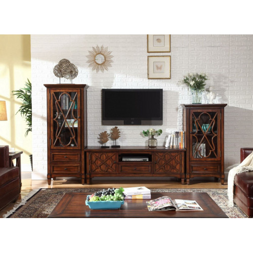 Wohnwand Sideboard Design 2x Schrank rtv Lowboard Anrichte 3 tlg. Set Vitrine von Xl Moebel