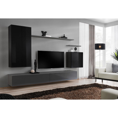 Wohnwand Sideboard Wandregal tv Schrank Regal Wandschrank Wohnzimmer Möbel Wohnwand Sideboard Wandregal tv Schrank Regal Wandschrank Wohnzimmer Möbel von Xl Moebel