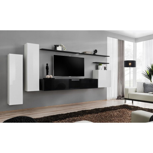 Wohnwand Wandschrank Schrank TV-Ständer Sideboard Regal Wohnzimmer Einrichtung von Xl Moebel