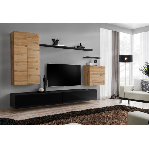 Wohnwand Wandschrank Wandregal Moderne Design TV-Ständer Wohnzimmer Einrichtung Wohnwand Wandschrank Wandregal Moderne Design TV-Ständer Wohnzimmer Einrichtung von Xl Moebel
