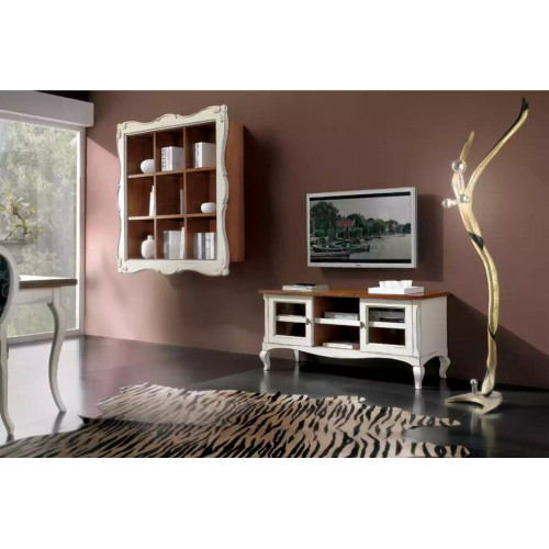 Wohnwand Wandschrank Wohnzimmer Lowboard Klassische Design Set 2tlg. Wohnwand Wandschrank Wohnzimmer Lowboard Klassische Design Set 2tlg. von Xl Moebel