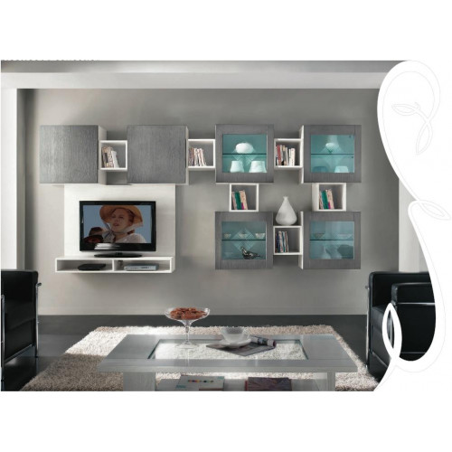 Wohnwand rtv Wandschrank Regal Wohnzimmer tv Holz Schränke Vitrine Wand Regale Wohnwand rtv Wandschrank Regal Wohnzimmer tv Holz Schränke Vitrine Wand Regale von Xl Moebel