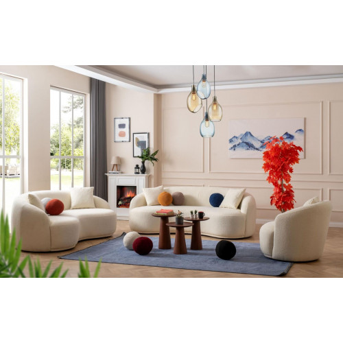 Wohnzimmer Set 3tlg. Designer Sofagarnitur 4+3+1 Sitz Wohnlandschaft von Xl Moebel
