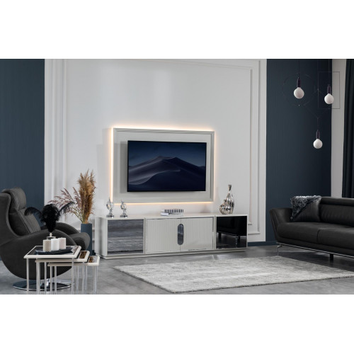 Wohnzimmer Set TV-Ständer Fernsehwand Lowboard Luxus Design neu 2tlg von Xl Moebel