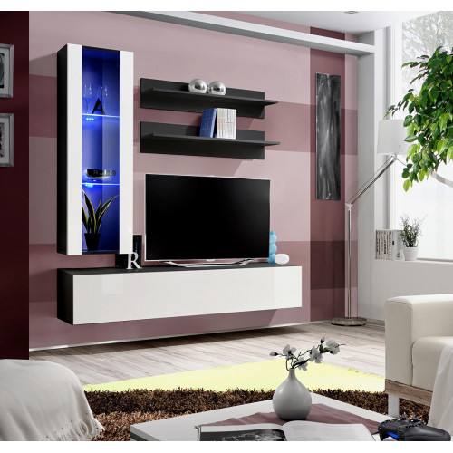 Wohnzimmer Wohnwand Wandregal TV Schrank Hänge Vitrine Regal Holz Möbel Neu Wohnzimmer Wohnwand Wandregal TV Schrank Hänge Vitrine Regal Holz Möbel Neu von Xl Moebel