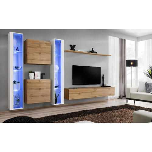 Wohnzimmermöbel Wandschrank TV-Ständer Braun Sideboard Komplett Einrichtung Wohnzimmermöbel Wandschrank TV-Ständer Braun Sideboard Komplett Einrichtung von Xl Moebel