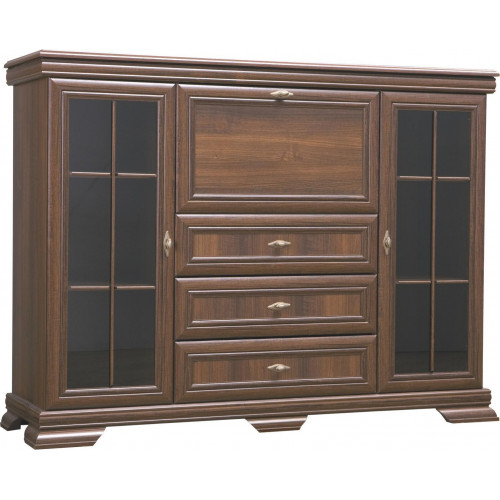 Wohnzimmerschrank 158cm XXL Low Boards Anrichte Holz Kommode Sideboard Kommoden von Xl Moebel