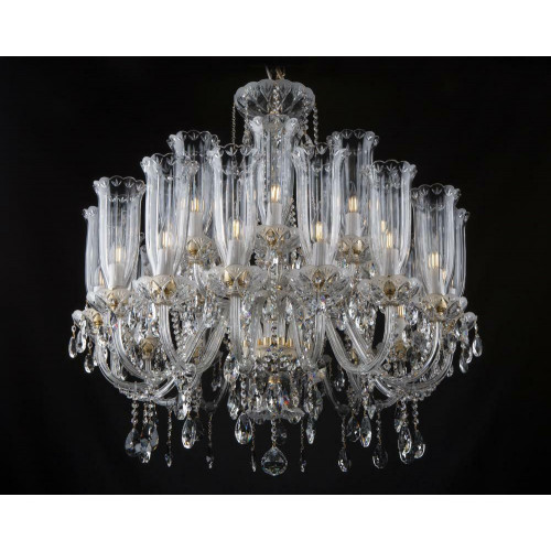 XXL Lampe 24x Kronleuchter Palast Villa D'Este Lichter Kristall Lampe Kronleuchter XXL Lampe 24x Kronleuchter Palast Villa D'Este Lichter Kristall Lampe Kronleuchter von Xl Moebel