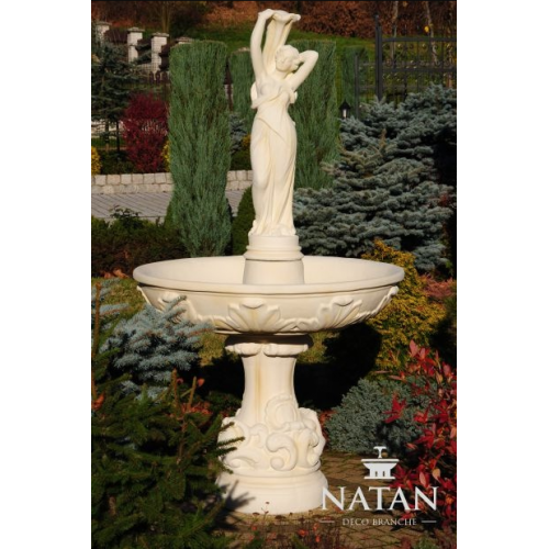 Zierbrunnen Springbrunnen 180cm Skulptur Brunnen Deko Garten Fontaine Teich Neu von Xl Moebel