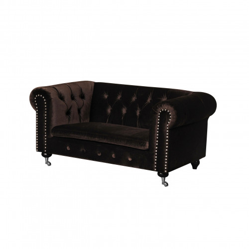 jvmoebel ® - Leder Sofa Couch  Royal Braun Polster Zweisitzer Couch Garnitur Neu von Xl Moebel