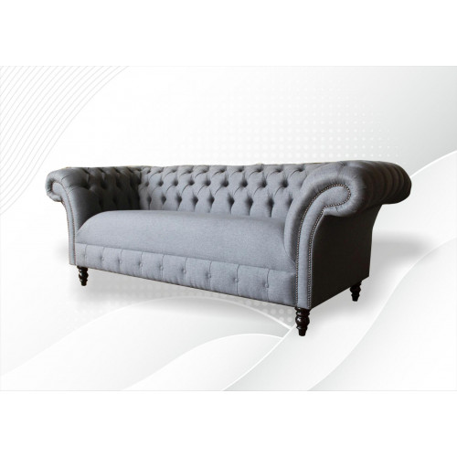 xxl big Sofa 3 Sitzer Couch Chesterfield Polster Garnitur Sitz Stoff Textil von Xl Moebel