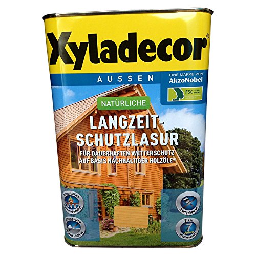 Xyladecor Natürliche Langzeit Schutzlasur kiefer 4.0 l von Xyladecor