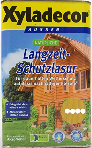 Xyladecor Natürliche Langzeit Schutzlasur Eiche Hell 0.75 l von Xyladecor