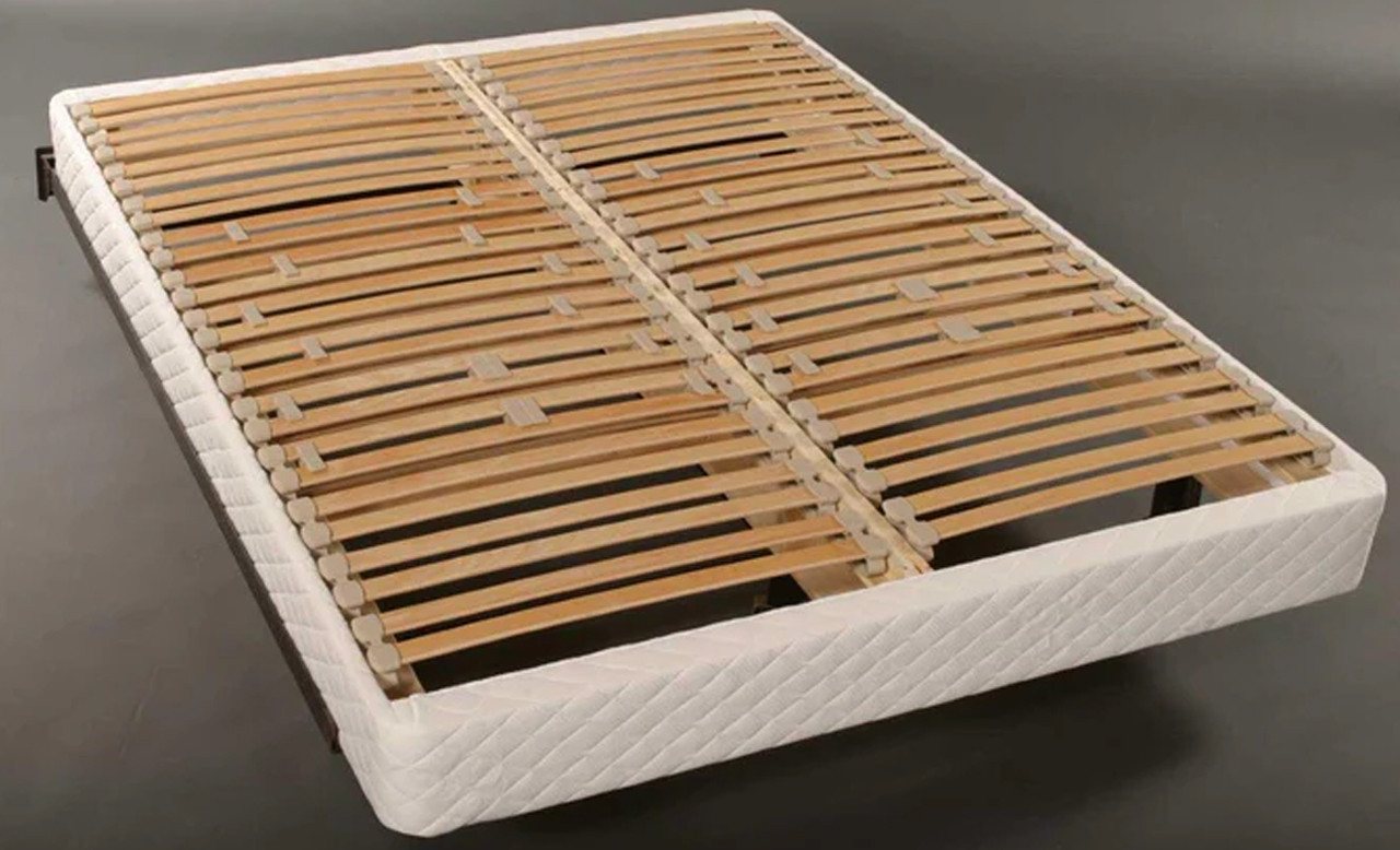 Lattenrost Design Lattenrost Weiche Umrandung mit edlem Holzgeländer SOFORT, Xlmoebel, Made in Europa von Xlmoebel