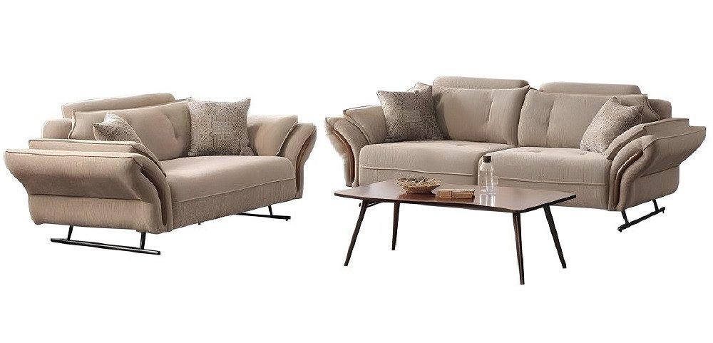 Xlmoebel Polstergarnitur Couches Couch-Ensemble Wohnmöbel Sofa Sessel Wohnzimmer-Set Lounge-Set, (3-Sitzer Sofa + 2-Sitzer Sofa), Hergestellt in Europa Xlmoebel Polstergarnitur Couches Couch-Ensemble Wohnmöbel Sofa Sessel Wohnzimmer-Set Lounge-Set, (3-Sitzer Sofa + 2-Sitzer Sofa), Hergestellt in Europa von Xlmoebel