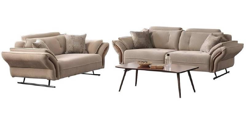 Xlmoebel Polstergarnitur Couches Couch-Ensemble Wohnmöbel Sofa Sessel Wohnzimmer-Set Lounge-Set, (3-Sitzer Sofa + 2-Sitzer Sofa), Hergestellt in Europa Xlmoebel Polstergarnitur Couches Couch-Ensemble Wohnmöbel Sofa Sessel Wohnzimmer-Set Lounge-Set, (3-Sitzer Sofa + 2-Sitzer Sofa), Hergestellt in Europa von Xlmoebel