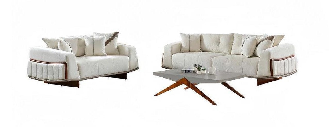 Xlmoebel Polstergarnitur Wohnmöbel-Ensemble Polstermöbel Wohnzimmerset Polstersessel, (3-Sitzer Sofa + 2-Sitzer Sofa), Hergestellt in Europa von Xlmoebel