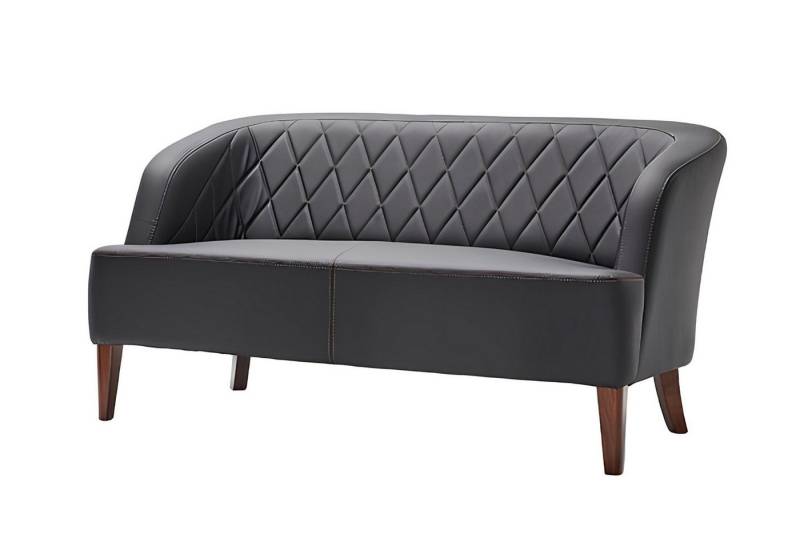 Xlmoebel 2-Sitzer Zweisitzer Ledersofa mit Stoffbezug - Luxuriöses Designmöbel für das, Hergestellt in Europa von Xlmoebel