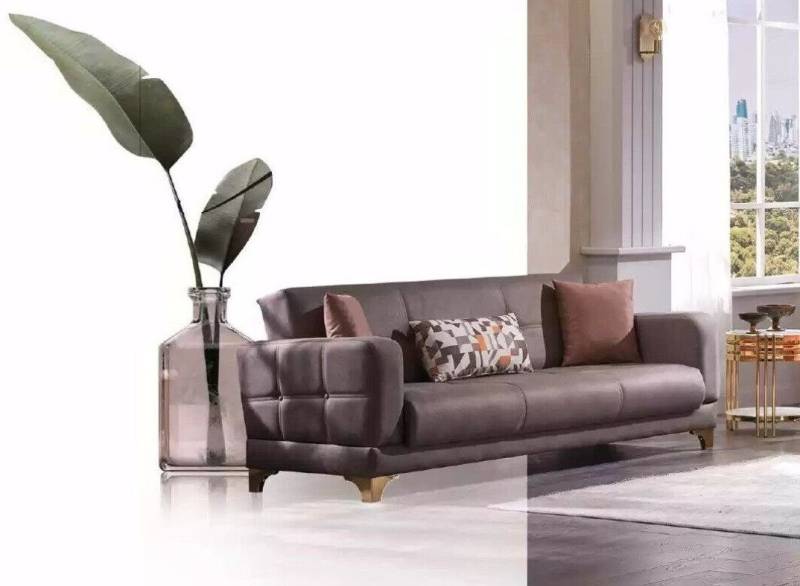 Xlmoebel 3-Sitzer Gemütliche Couch für das Wohnzimmer in hochwertigem Textil-Material, Hergestellt in Europa Xlmoebel 3-Sitzer Gemütliche Couch für das Wohnzimmer in hochwertigem Textil-Material, Hergestellt in Europa von Xlmoebel