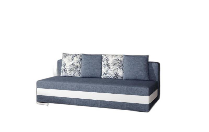 Xlmoebel 3-Sitzer Elegante 3-Sitzer Multifunktionssofa in Schwarz modernes Design neu, Hergestellt in Europa von Xlmoebel