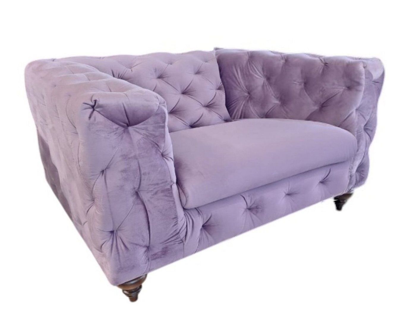 Xlmoebel Chesterfield-Sofa Lila 3-Sitzer Sofa Stoff Holz Chesterfield Design Luxus Sofort, 1 Teile, Made in Europa Xlmoebel Chesterfield-Sofa Lila 3-Sitzer Sofa Stoff Holz Chesterfield Design Luxus Sofort, 1 Teile, Made in Europa von Xlmoebel