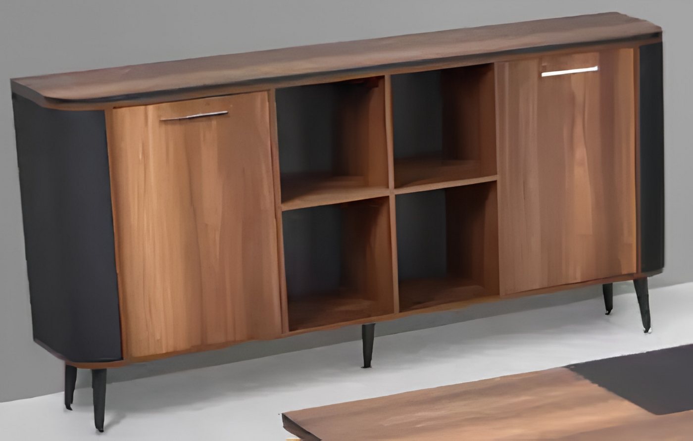 Xlmoebel Aktenschrank Brauner Büroschrank für das Arbeitszimmer - Designer Möbelregal (Büroschrank) Hergestellt in Europa von Xlmoebel