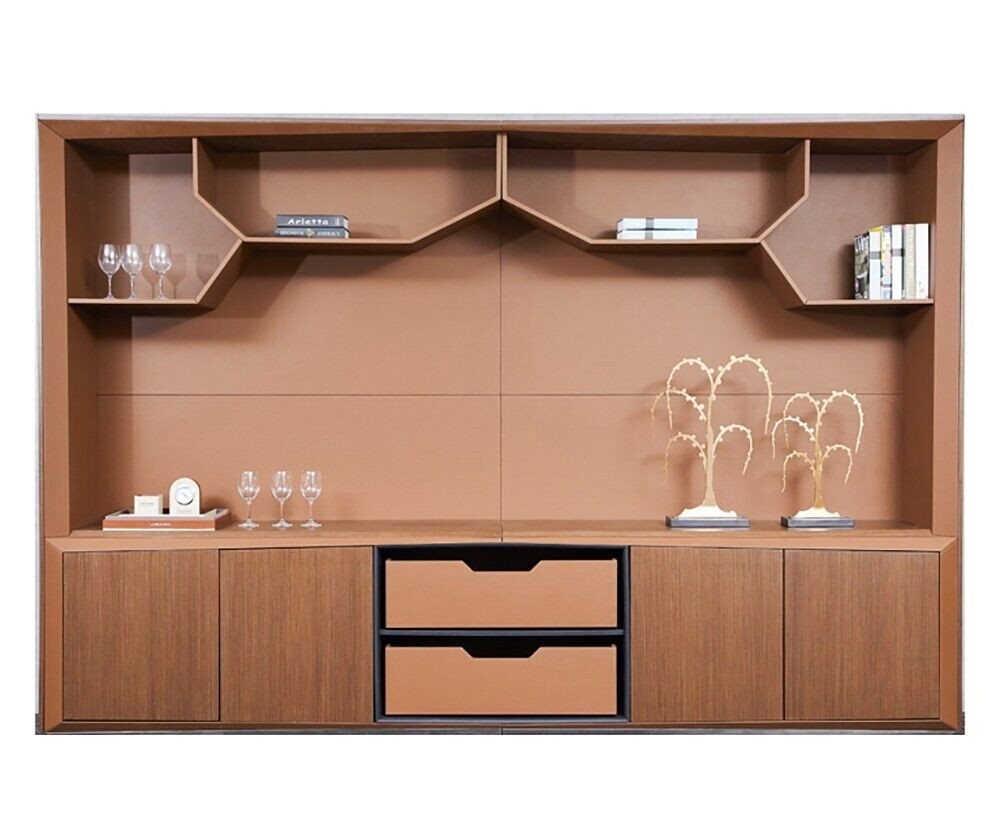 Xlmoebel Aktenschrank Büro Akten Schrank Holz Regale Schränke Office Design (1-St) Made in Europa von Xlmoebel