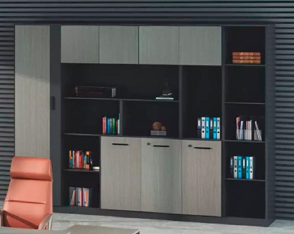 Xlmoebel Aktenschrank Büromöbel Schrank für Ordner und Dokumente Archivierungsschrank (Aktenschrank) Hergestellt in Europa von Xlmoebel