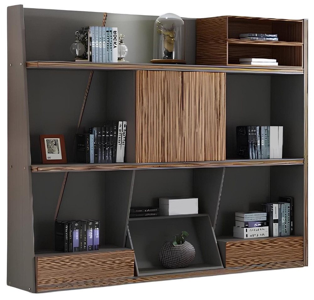 Xlmoebel Aktenschrank Neu Holz Büroregal Schrank - Universaler Büro-Aktenschrank mit Regalen (Buero Schrank) Hergestellt in Europa von Xlmoebel