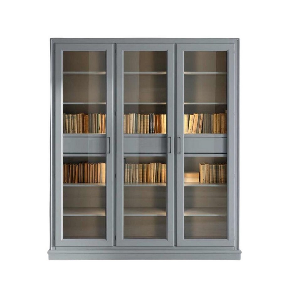 Xlmoebel Aktenschrank Neues graues Holzdesign-Bücherregal für das Büro oder die Wohnwand (1-St., Bücherregal) Hergestellt in Europa von Xlmoebel