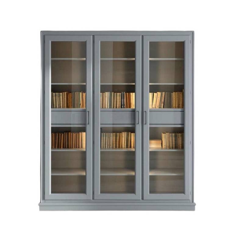 Xlmoebel Aktenschrank Neues graues Holzdesign-Bücherregal für das Büro oder die Wohnwand (1-St., Bücherregal) Hergestellt in Europa von Xlmoebel
